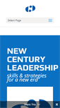 Mobile Screenshot of newcenturyleadership.com
