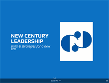 Tablet Screenshot of newcenturyleadership.com